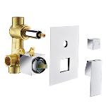 Ultra slim concealed shower valve